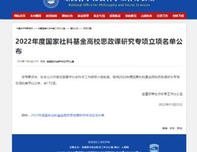 喜报：继续教育学院首获国家社科基金项目立项